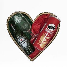 Cesta Coração Palmeiras e Petisco