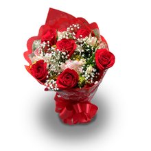 Buquê Clássico 6 Rosas