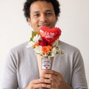 Cone de Flores Com Balão