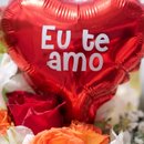 Cone de Flores Com Balão