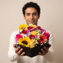 Box Requinte Com Mix de Flores