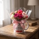 Caneca Floral  Amar Você