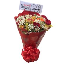 Buquê Com Barra Chocolate Flork