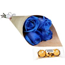 Partitura De 4 Rosas Azuis e Ferrero Rocher T3