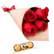 Partitura De 4 Rosas Vermelhas e Ferrero Rocher T3