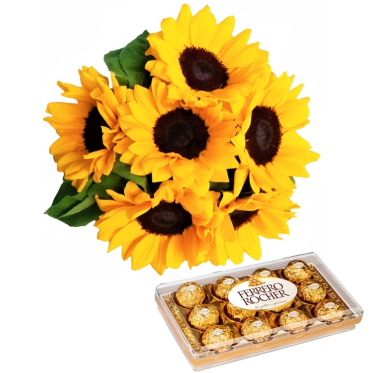 Amor Em Girassóis & Ferrero Rocher