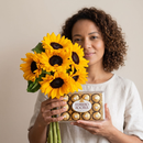 Amor Em Girassóis & Ferrero Rocher 