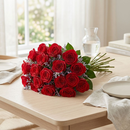 Buquê de 36 Rosas Vermelhas & Gypsophila