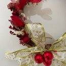 Guirlanda Natalina Com Flores Secas