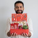 Cesta Chocolate e Suculenta