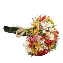 Buquê de Astromelia colorido 