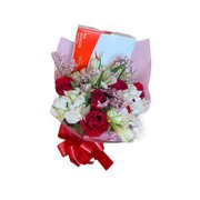 Buquê de Rosas com Raffaello