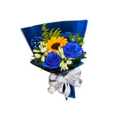 Buquê de Flores Azul 