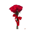 Ramalhete 6 Rosas com Laço de Cetim