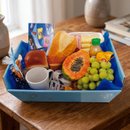 Cesta Café Manhã Tradicional Azul 