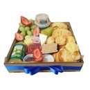 Cesta Premium Café com Frutas e Pães 