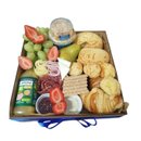 Cesta Premium Café com Frutas e Pães 