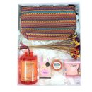 Caixa Balm Labial, Necessaire e Flores Secas