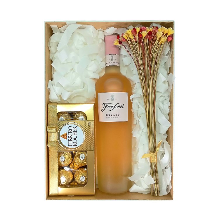 Vinho Freixenet Rosado e Ferrero