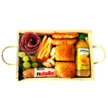 Cesta de Café da Manhã Mini Grazing