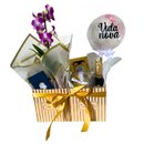 Presente com Orquídea e Charme