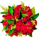 Buquê de Rosas Vermelhas com 22 Botões