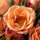 Buquê de Rosas Laranja com 12 Botões