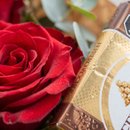 Buquê de Rosas Tradicional com Barra de Rocher