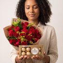 Buquê 22 Botões com Ferrero Rocher