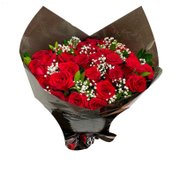 Ramalhete com Vinte Rosas Vermelhas