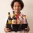 Cesta Cerveja Parabéns na Caixa