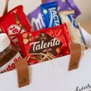Cesta de Chocolate Cartonada Parabéns 