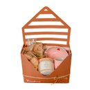 Cesta aniversário cuidados vela e escalda pés