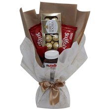 Buquê de Chocolate Ferrero Suflair e Nutella