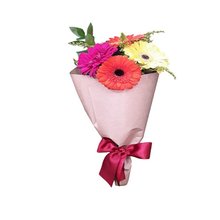 Cone de Gerberas Coloridas