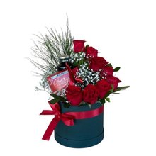 Caixa Box com Rosas e Lindt