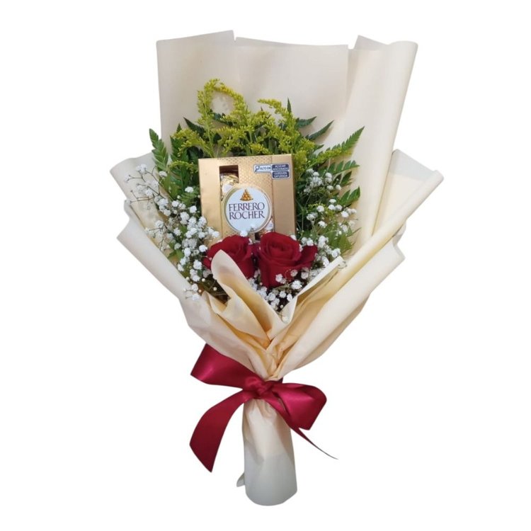 Buquê Encanto de Rosas Vermelhas