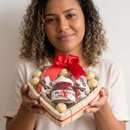 Cesta Aniversário Chocolates Kinder Love