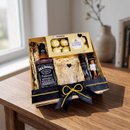 Cesta Especial Com Chocolates e Whisky Box Premium