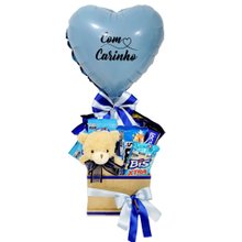 Cesta De Chocolates Candy Blue