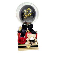 Cesta Amor Black & Rose 