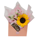 Cesta Feito Com Amor Rosé