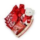 Cesta Love Premium Com Lindt E KitKat