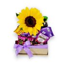 Cesta Com Chocolates Carinho Lavanda 