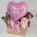 Cesta Dia Das Mães com Ursinho e Chocolates