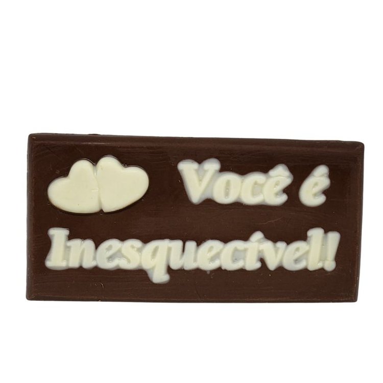 Cartão de Chocolate Você É Inesquecível