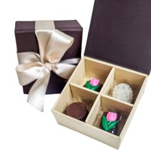 Caixa com 04 Bombons Tulipas