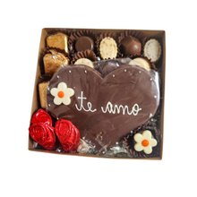 Caixa Coração Chocolate Te Amo