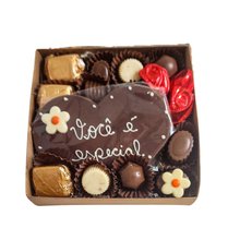 Caixa Coração de Chocolate Você é Especial