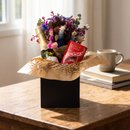 Kit Premium Flores Secas com Baby Chandon e Chocolate
